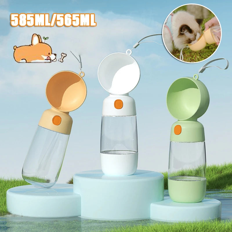 Portable Water Bottle for Small Large Dogs Puppy Drinking Bottle Travel Pet Drinker Leakproof Dog Bowl Food Containers Dispenser