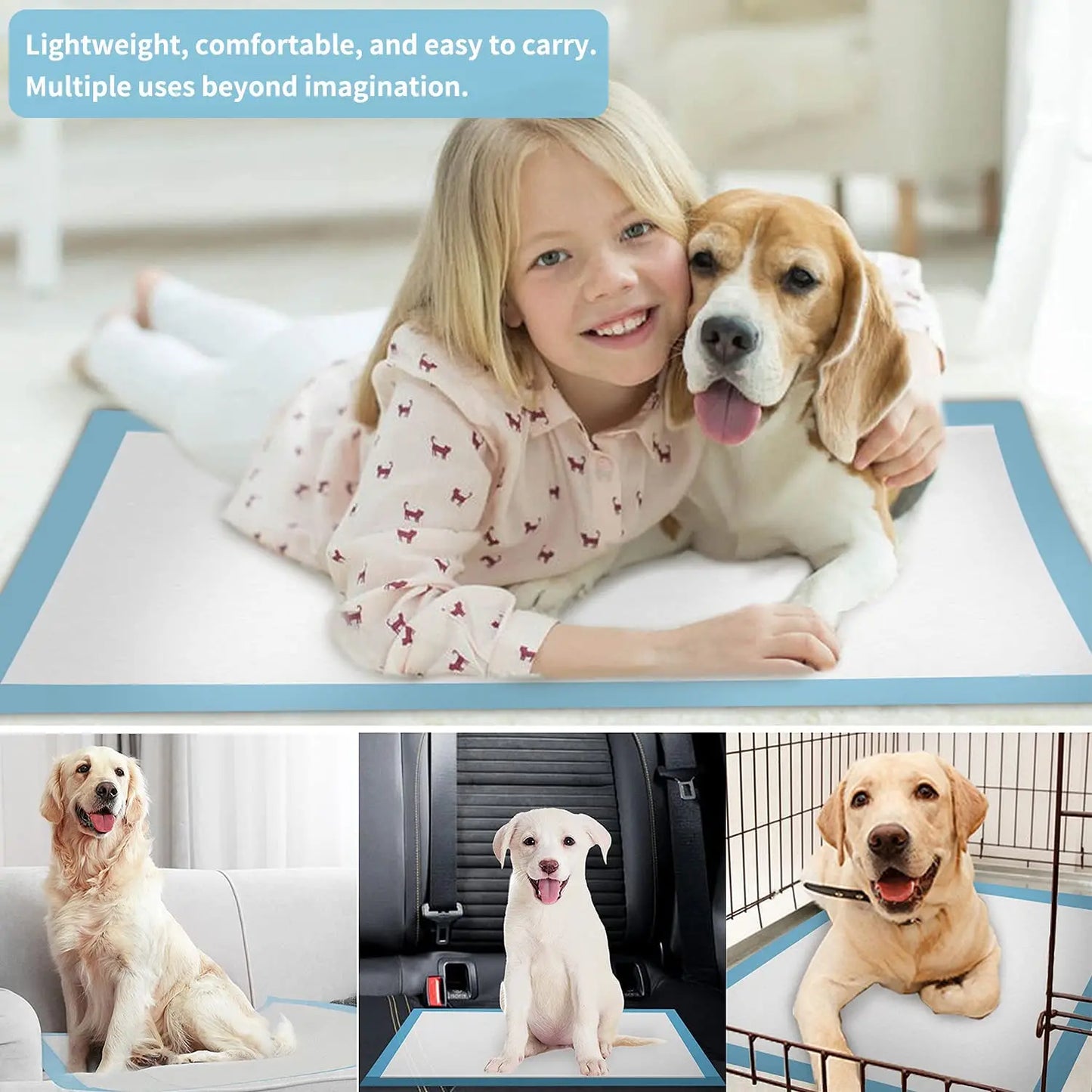 120Pcs Super Absorbent Pet Diaper Dog