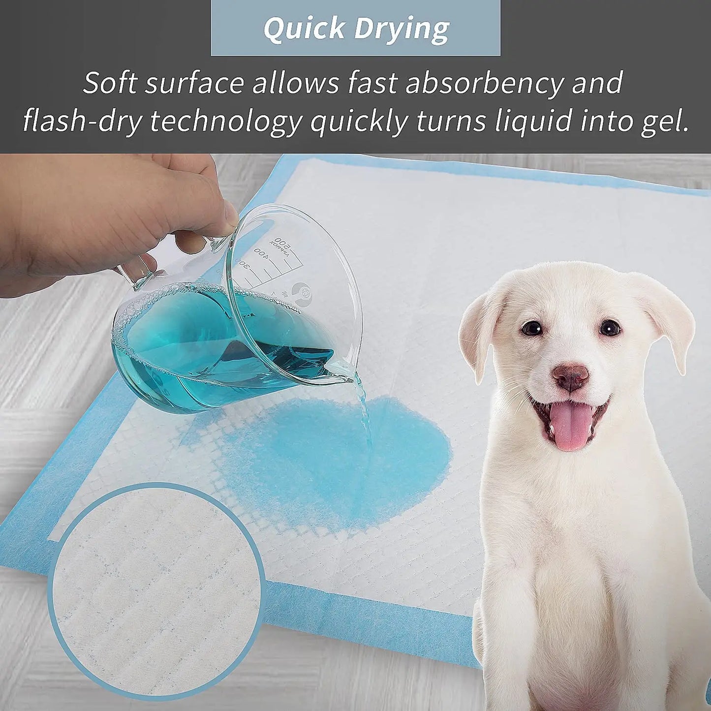 120Pcs Super Absorbent Pet Diaper Dog