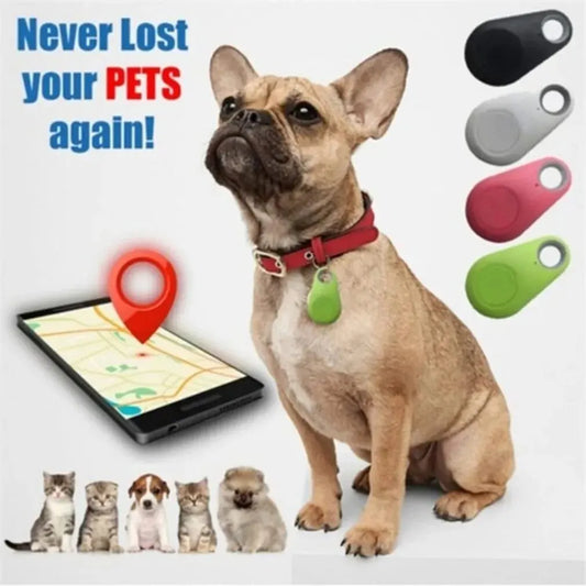 Mini Dog GPS Bluetooth 5.0 Tracker Anti-Lost Device Round Anti-Lost Device Pet Kids Bag