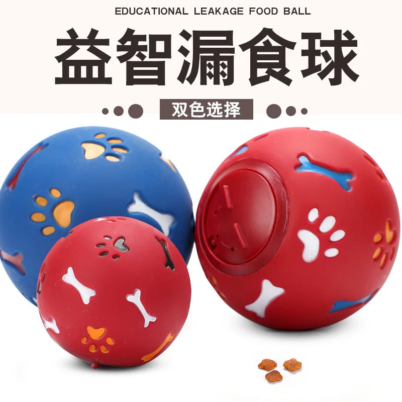 Pet Toys Ball Dog Food Treat Feeder Supplies Chew Leakage Food Ball Food Dispenser