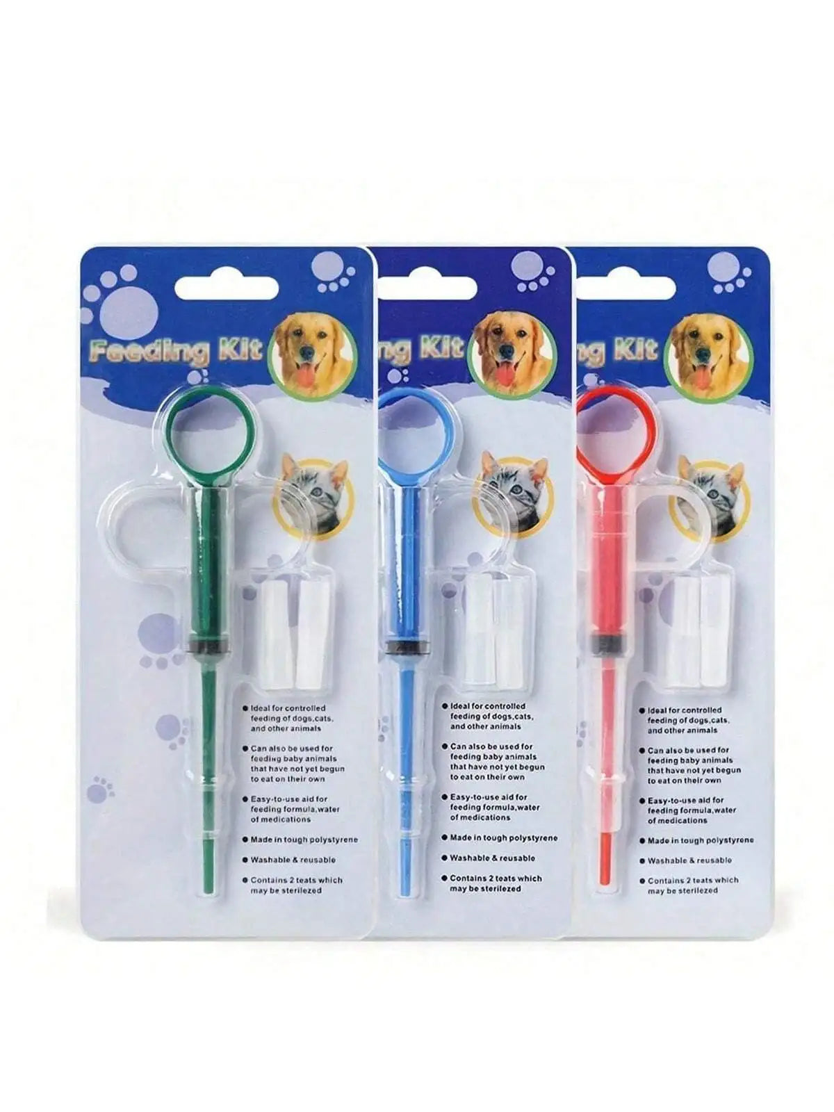 1 Random Color Pet Medicine Feeder, Pet Medicine Tablet Syringe