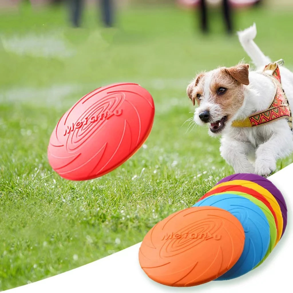 15/22cm Silicone Flying Disc Dog Toy Fashion Multicolor Resistant