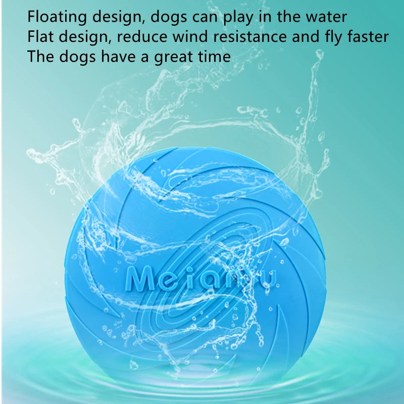 15/22cm Silicone Flying Disc Dog Toy Fashion Multicolor Resistant